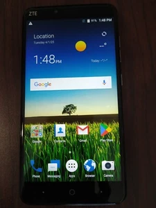 ZTE Z983 Blade X Max Cricket Smartphone GOOD - Picture 1 of 22
