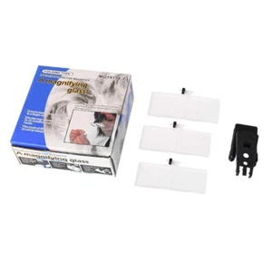 1.5X 2.5X 3.5X Magnifying Glass Clip Hands Free Magnification Clip On Glasses - Picture 1 of 8