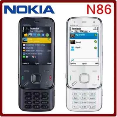 Original Unlocked Nokia N86 8MP Mobile Phone 3G HSDPA 900 / 2100 WIFI GPS - Image 1 of 4