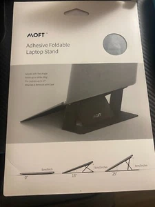 MOFT Laptop Stand MacBook Adhesive Adjustable Foldable fits Laptop to 17" - Picture 1 of 1