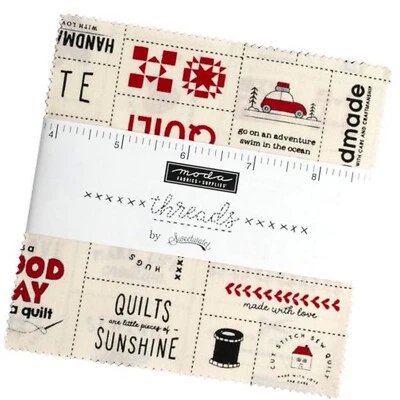 Threads Charm Pack by Sweetwater for Moda Fabrics - Image 1 of 3