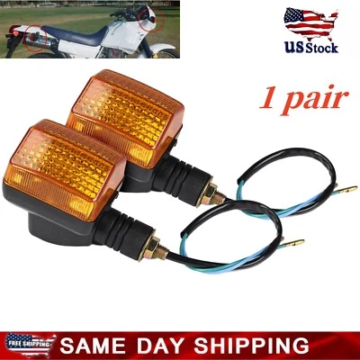 Luz intermitente indicadora de señal de giro trasera LED para Honda XL250R/350R XL600R NX250 Foto 1 de 4