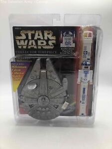 Star Wars Collector Timepiece R2 D2 Watch And Millennium Falcon Case In Package