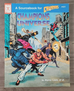 Champions Universe. Sourcebook for CHAMPIONS RPG. Hero Games #421. Monte Cook