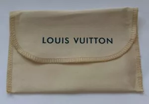Louis Vuitton Bolso Antipolvo Estilo Sobre Bolsa Plegable, 6" x 31/2" Auténtico - Imagen 1 de 6