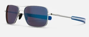 RANDOLPH OCCHIALI DA SOLE mod:ARCHER  AR025 63 GUNMETAL ZEISS POLAR LE MANS BLUE - Picture 1 of 5