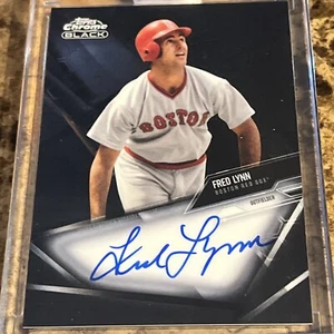 Fred Lynn Black Chrome Auto - Bild 1 von 4