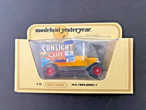 MATCHBOX MODELS OF YESTERYEAR Y-12 FORD MODEL T "SUNLIGHT SEIFE" * Boxed * - Picture 1 of 7