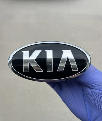 Logotipo emblema grade dianteira Kia Sedona 2015-2018 fabricante de equipamento original 86320-a4000 - Imagem 1 de 4