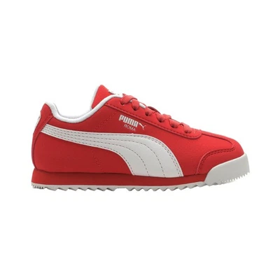 Zapatillas informales rojas con cordones invertidas para niños pequeños PUMA Roma 39830003 Foto 1 de 4