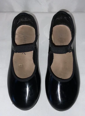 Talla 12M Capezio Negro Charol Tap Zapatos Niños Teletone Foto 1 de 4