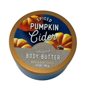 BATH BODY WORKS Spiced Pumpkin Cider Whipped Body Butter 6.5 oz Honey Apple - Picture 1 of 3