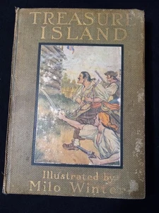 Treasure Island w/Illustrations Classic Book 1915 Edition - Imagen 1 de 5