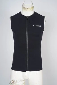 Men Top Sports Vest Swimming Shirt Diving Adult Beach Seaside 3mm Neoprene - Picture 1 of 13