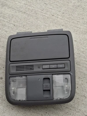 09-15 Honda Pilot consola superior delantera domo luz lámpara Homelink SIN techo corredizo OEM Foto 1 de 4