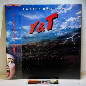 Y & T – Earthshaker/LP 1982 A&M Records AMP-28046 w/OBI Japan EX/EX - Picture 1 of 15