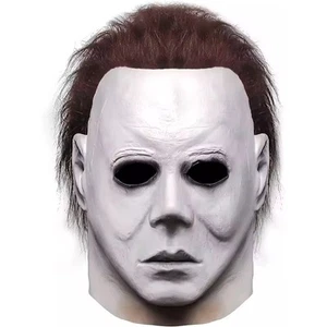 The Shape Halloween Mask w. Hair - Michael Myers Style - Picture 1 of 7