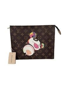 Louis Vuitton Kulturbeutel Takashi Murakami Multicolor Panda Large 26 Limited - Bild 1 von 15