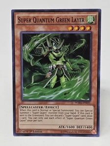 Yu-Gi-Oh! TCG Super Quantum Green Layer Wing Raiders WIRA-EN031 1st Edition - Picture 1 of 2