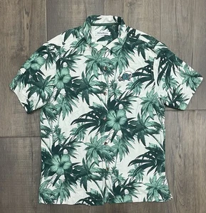Camicia Tommy Bahama Tulane University 100% seta hawaiana con bottoni uomo - Medium - Foto 1 di 9