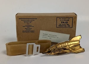 1950's Space Patrol Ray Ralston Cereal Premium Glow Belt & Rocket Mailaway Boxed - Picture 1 of 4
