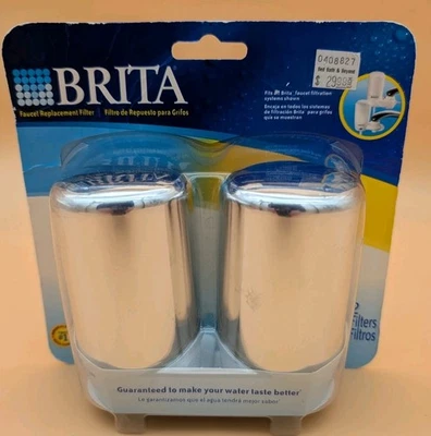 Brita Water Filter Chrome  2 Pack for FF-100 OPFF-100 -distressed package - Image 1 of 4