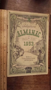 Almanaque telefónico para 1953 - Sistema telefónico Bell - Folleto vintage - Imagen 1 de 7