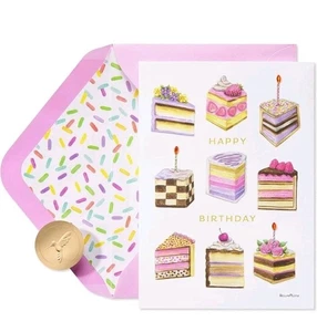 Tarjeta de cumpleaños de papiro diseñada por Bella Pilar TARJETA EMERGENTE - Imagen 1 de 5