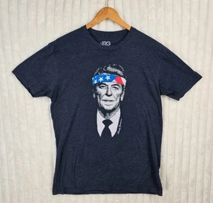 Ronald Regan Rowdy Gentleman Vintage Cotton/Polyester Blend Tee Size Large  - Picture 1 of 4