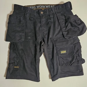 Pantaloncini da lavoro Snickers 6141 AllroundWork elasticizzati slim fit taglia 48 W33 - Foto 1 di 9