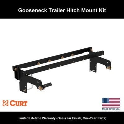 CURT 2007 GMC Sierra 1500 HD Classic All Under-Bed Gooseneck Install Brackets - Image 1 of 3