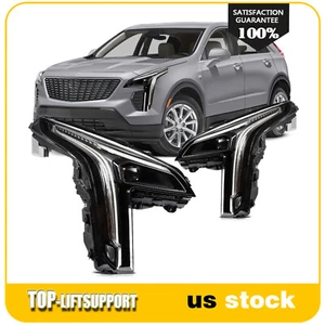 Pair Full LED DRL Headlight w/Cornering Lamps For Cadillac XT4 2019-2022 - Picture 1 of 7