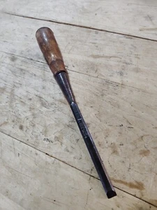 Early Wayne Tools 3/8" Socket Chisel Bevel Edge Timber Frame Shipwright Germany - Picture 1 of 6