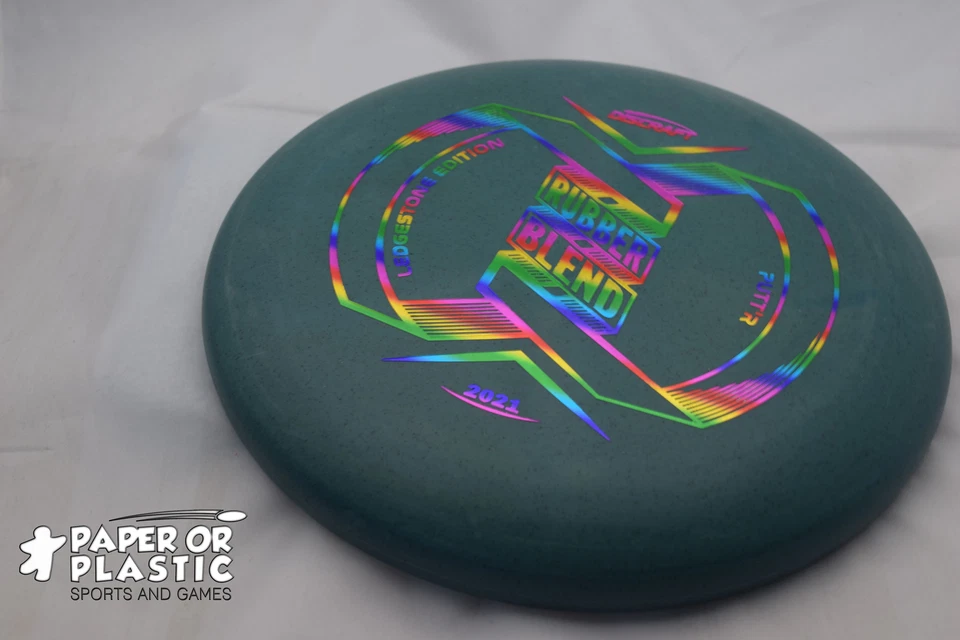 Discraft Ledgestone 2021 RUBBER BLEND PUTT'R 174 G Putter Dark Green NEW Rainbow - Image 1 of 1