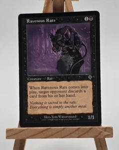 Ravenous Rats Invasion  (INV) Magic Karte englisch (Gierige Ratten) 120/350 - Bild 1 von 2