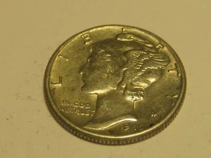 1945-P Mercury Head Dime AU ^^^^^^ - Picture 1 of 4