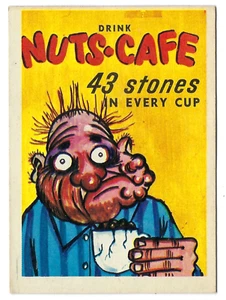 1960 Leaf Foney Ads MR. FONEY'S FUNNIES Card #6 NUTS-CAFE ex+ - Picture 1 of 2