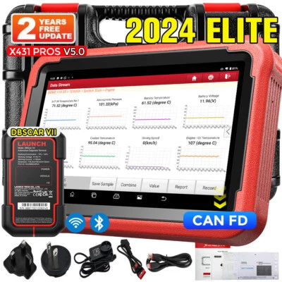 2025 LAUNCH X431 PROS V+ V5.0 PRO 5 OBD2 Diagnostic Tool ALL SYSTEM ECU Coding - Image 1 of 4