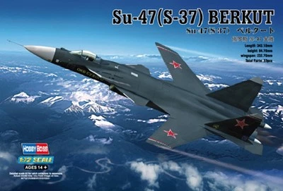 Hobbyboss 1/72 80211 Scale Su-47 Berkut Model Kit - Image 1 of 2