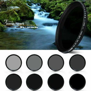 ZOMEI 67mm ND2-400 Slim Fader Adjustable Variable Neutral Density Filter DSLR - Picture 1 of 12