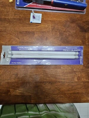 (Pack of 2 F8T5/CW 8W T5 12" Cool White 4100k Fluorescent Light Bulb 20,000hr - Image 1 of 2