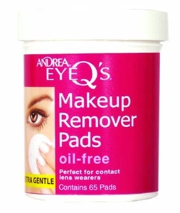 Andrea Eye Q's Oil-Free Makeup Remover Pads 65 Ct (3 Pack) - Picture 1 of 1