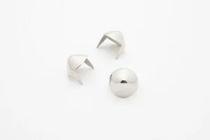 Medium 7/16" (11mm) Silver Cone Studs - Bag of 500 - Studs And Spikes - Picture 1 of 2