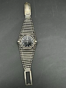 Giordano Watch Women 51mm Silver Tone Wide Tube Link - Picture 1 of 8
