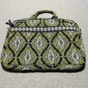 Vera Bradley gesteppte Laptop-Computertasche Blütenblatt Paisley Reißverschluss 15”X 11” - Bild 1 von 9