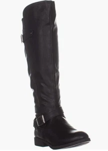 Style & Co. MAYY Women's Riding Equestrian Boots - Black - Size 6.5 - Picture 1 of 6