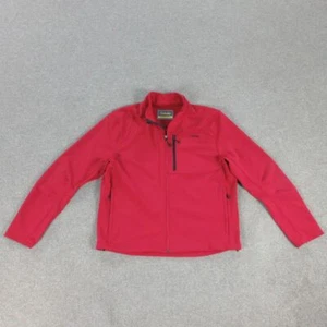 Cabela's Jacket Mens Large Red Full Zip Windbreaker - Picture 1 of 24