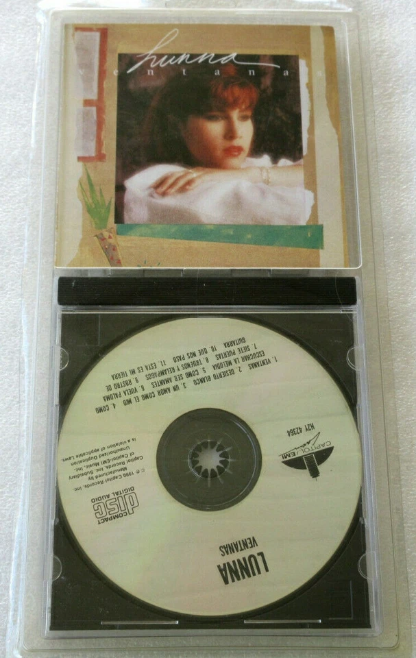 LUNNA / VENTANAS CD 1990 CAPITOL RECORDS  EMI LATIN POP BALADA RARE OOP - Image 1 of 4