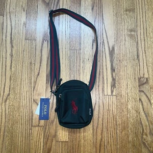 Polo Ralph Lauren Umhängetasche Jungen bestickt Big Pony Crossbody grün neu - Bild 1 von 5