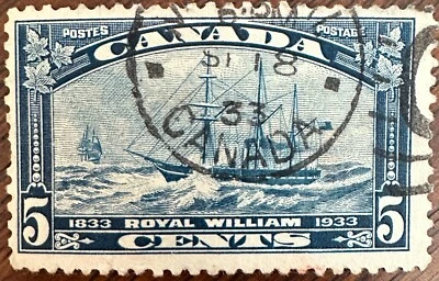 Canada #204 Used 1933 Steamship Royal William - Image 1 of 2